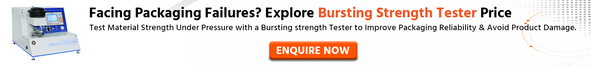 Facing Packaging Failures? Explore Bursting Strength Tester Price